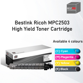 Bestink Ricoh MPC2503 Black Cyan Magenta Yellow Toner