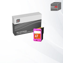 Bestink 67 Black Cyan Magenta Yellow Ink Cartridge For use in ENVY 6000 Series ENVY Pro 6400 Series DESKJET 1200 2300 2700 4100